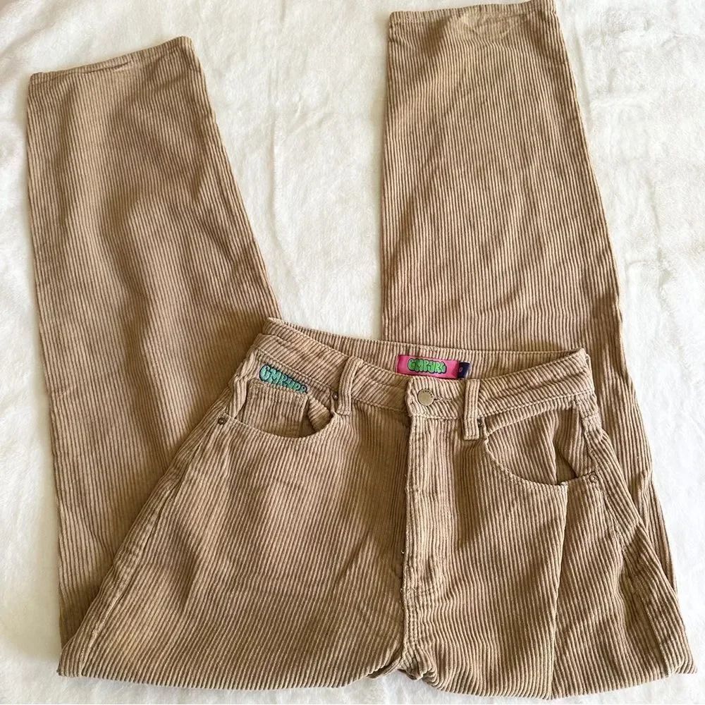 Empyre Tori Women's 90s Tan Corduroy Skate Pants Size 0